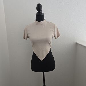 Forever 21 Beige Crop Top